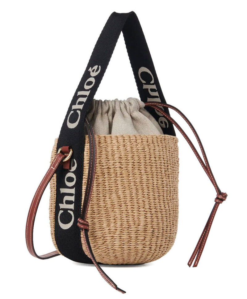 Chloe Small Woody Basket Black